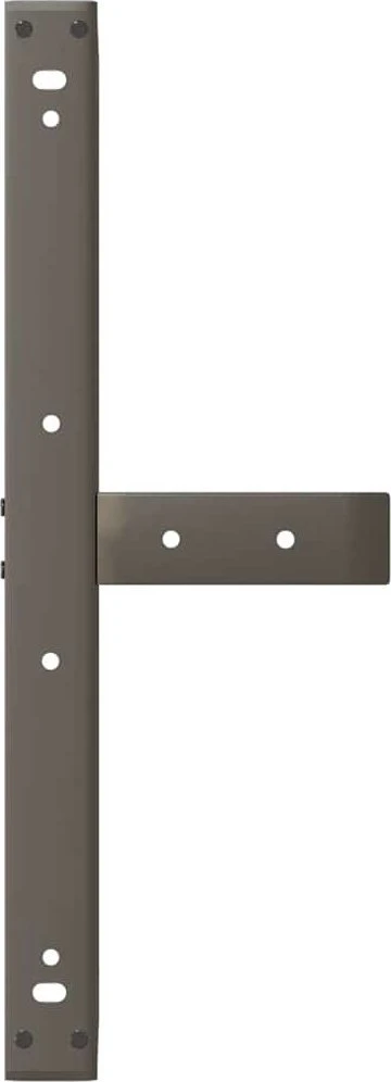 Kavos staliuko kojelės, 2 vnt., juodos, 60x25x(42-43) cm, plienas