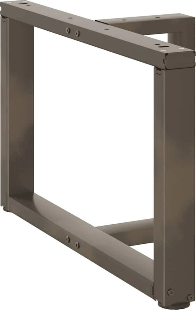 Kavos staliuko kojelės, 2 vnt., juodos, 60x25x(42-43) cm, plienas