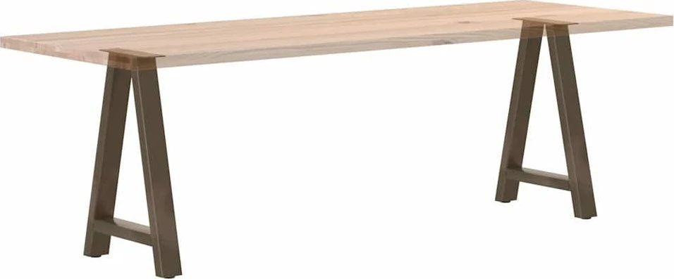 Valgomojo stalo kojelės, A formos, 2 vnt., 60x(72-73) cm, plienas