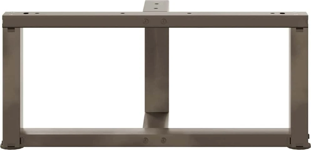 Kavos staliuko kojelės, 2 vnt., juodos, 70x25x(30-31) cm, plienas