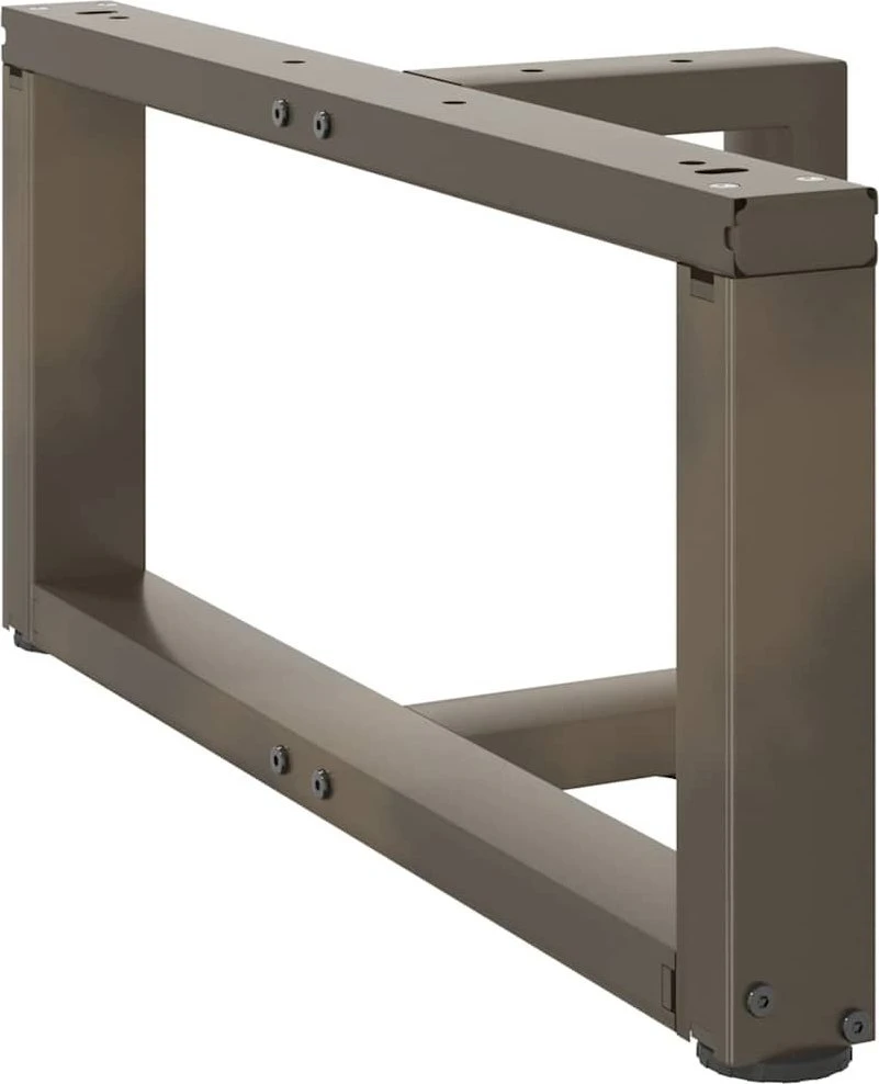 Kavos staliuko kojelės, 2 vnt., juodos, 70x25x(30-31) cm, plienas