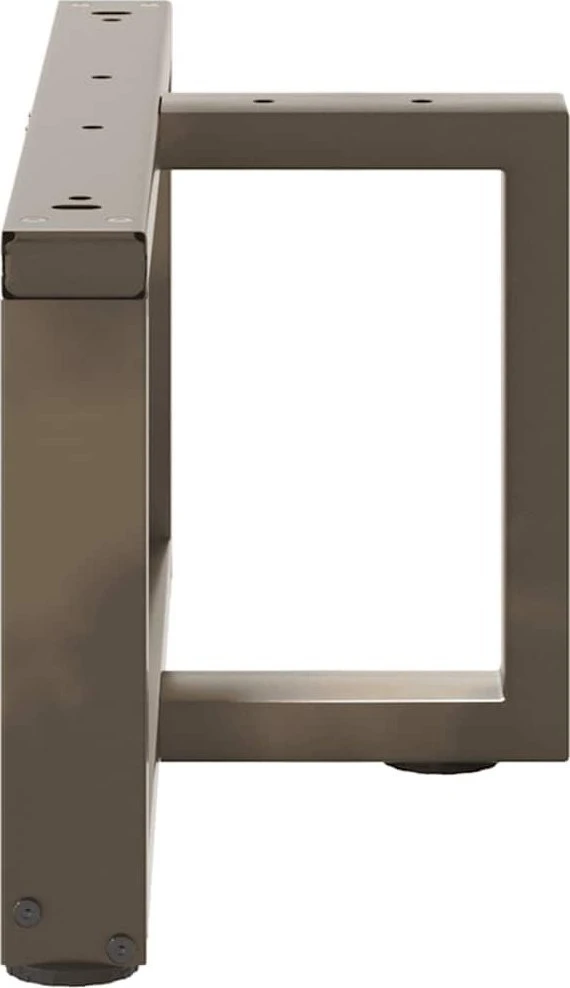 Kavos staliuko kojelės, 2 vnt., juodos, 70x25x(30-31) cm, plienas