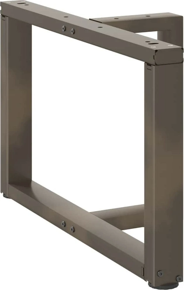 Kavos staliuko kojelės, 2 vnt., juodos, 70x25x(42-43) cm, plienas
