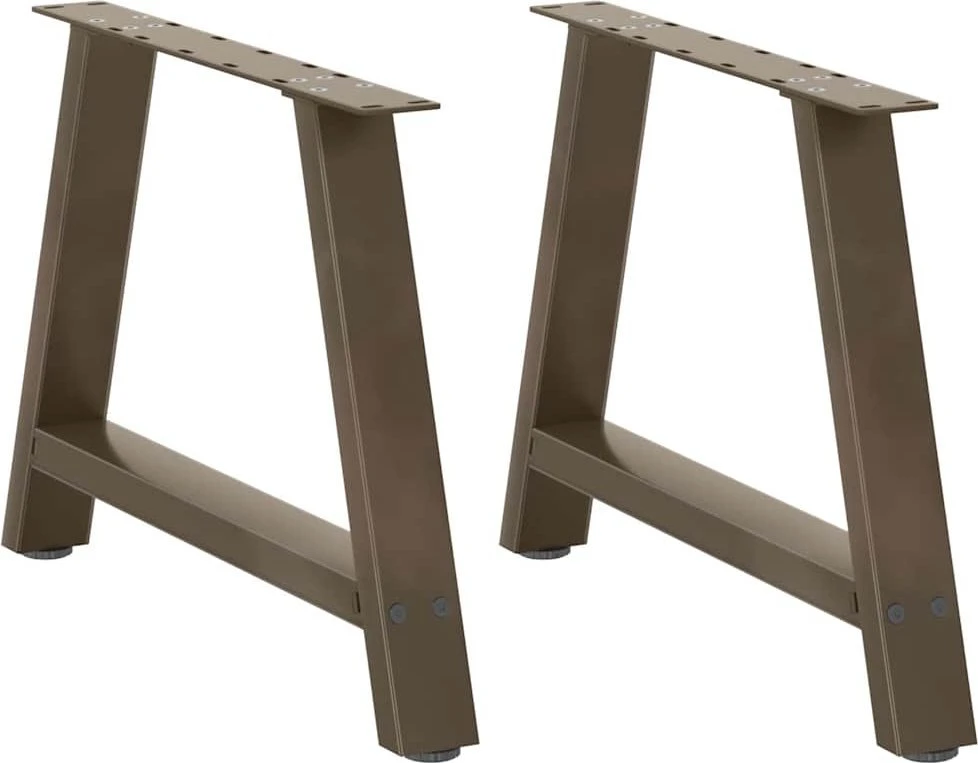 Kavos staliuko kojelės, A formos, 2 vnt., 70x(42-43) cm, plienas