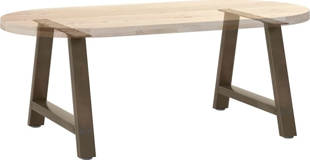 Kavos staliuko kojelės, A formos, 2 vnt., 70x(42-43) cm, plienas