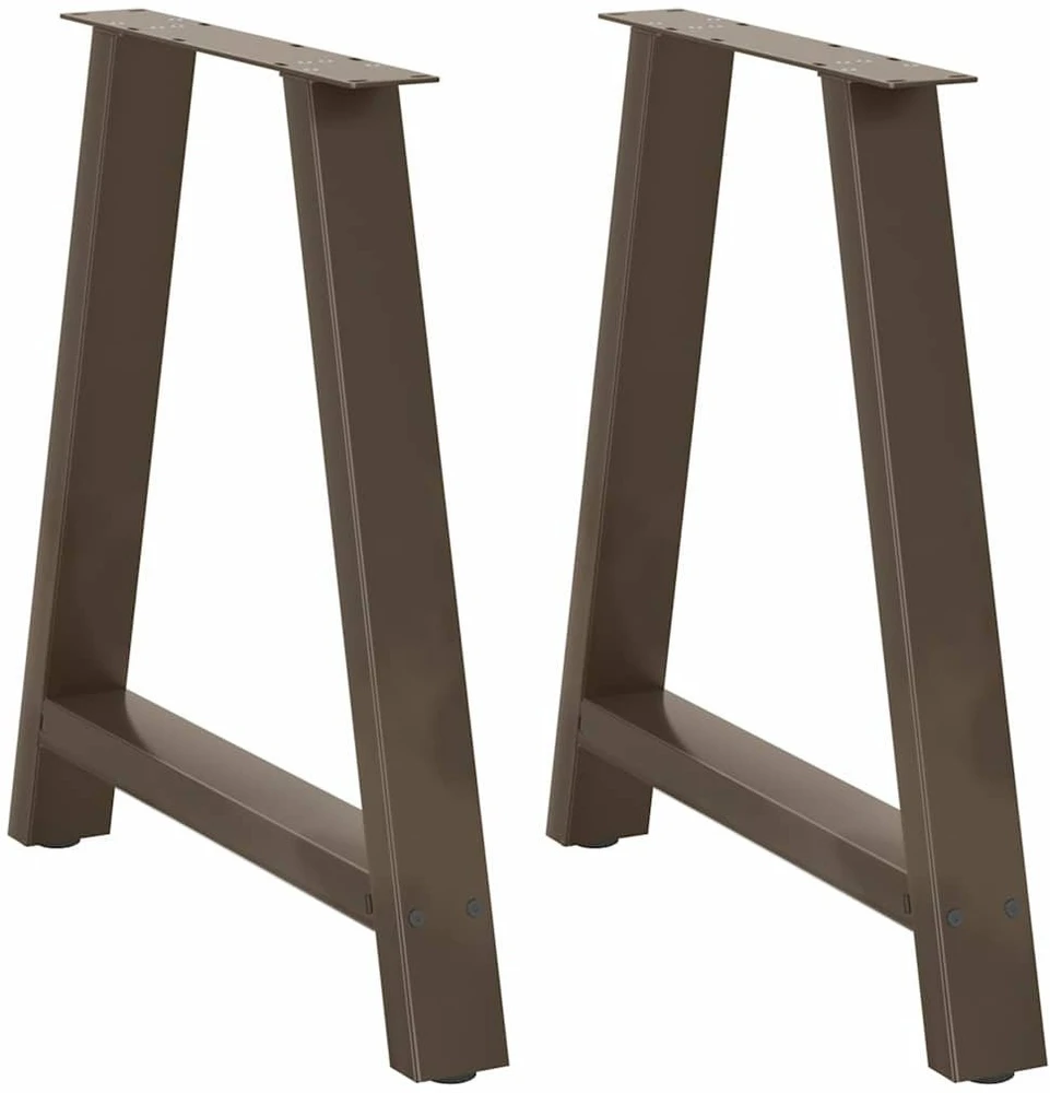Valgomojo stalo kojelės, A formos, 2 vnt., 70x(72-73) cm, plienas