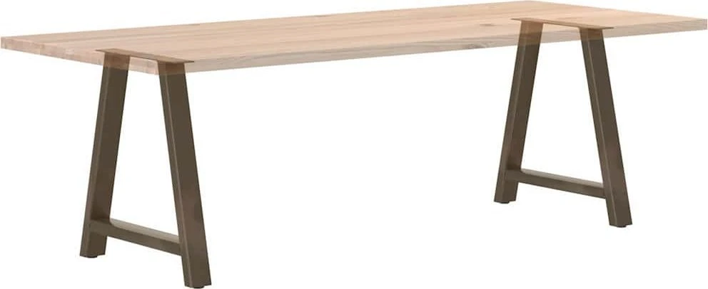 Valgomojo stalo kojelės, A formos, 2 vnt., 80x(72-73) cm, plienas