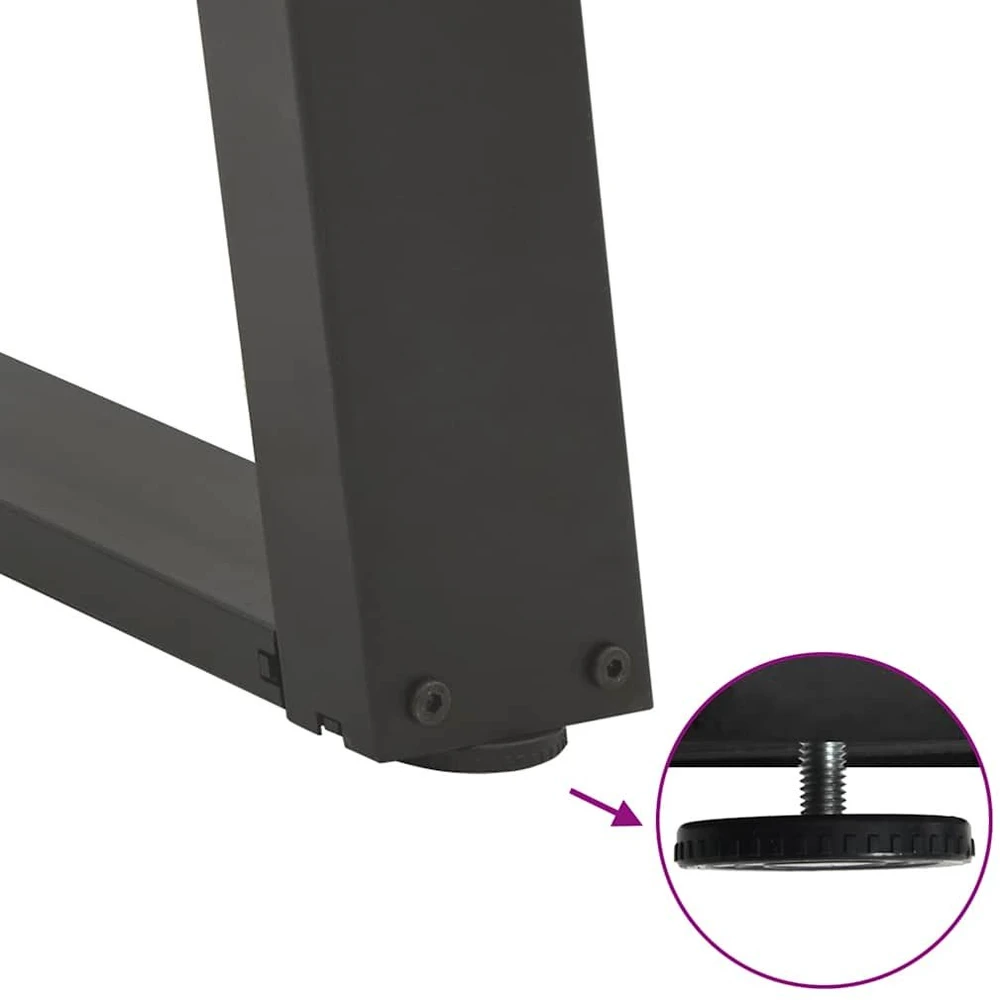 Kavos staliuko kojelės, U formos, 2 vnt., 70x(30-31)cm