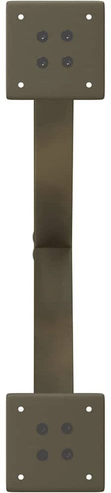 Kavos staliuko kojelės, X formos, 2 vnt., natūralus plienas, 60x(42-43) cm, plienas