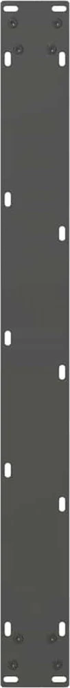 Valgomojo stalo kojos, antracito spalvos, 2 vnt., 70x(72-73) cm, plienas
