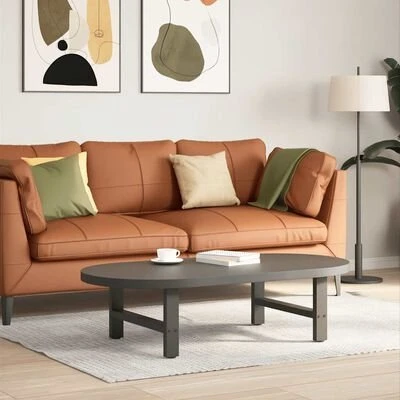 Kavos staliuko kojos, antracito spalvos, 2 vnt., 70x(30-31) cm, plienas