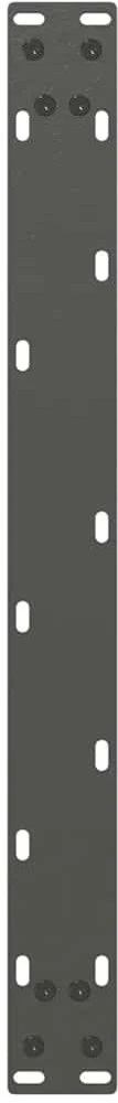 Kavos staliuko kojelės, 2 vnt., antracito spalvos, 60x(30-31) cm, plienas