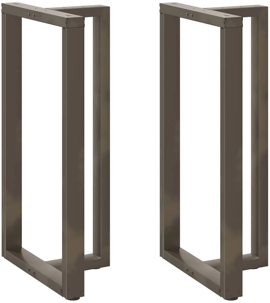 Baro stalo kojos, T formos, 2 vnt., juodos, 60x35x(110-111) cm, plienas