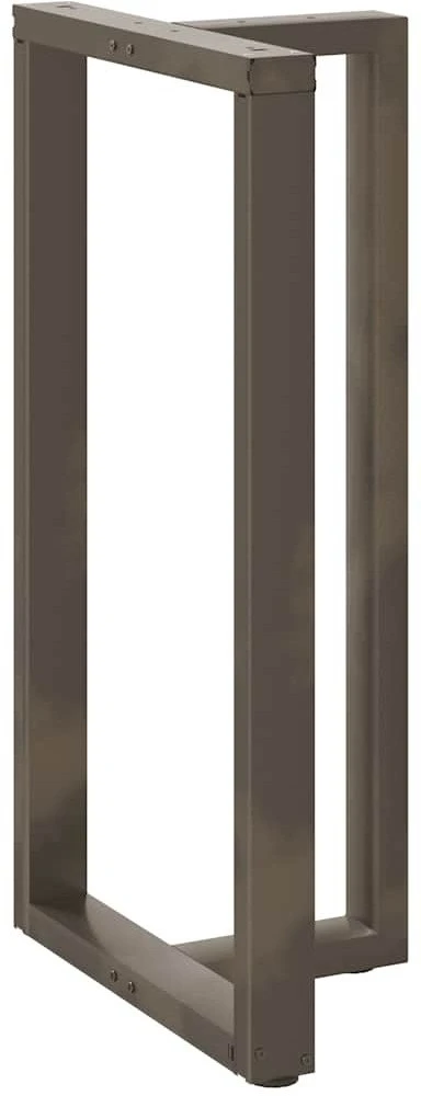 Baro stalo kojos, T formos, 2 vnt., juodos, 60x35x(110-111) cm, plienas