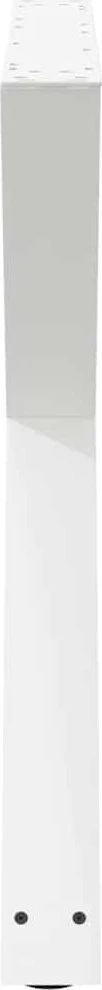 Valgomojo stalo kojos, 2 vnt., baltos, 90x(72-73,3) cm, plienas