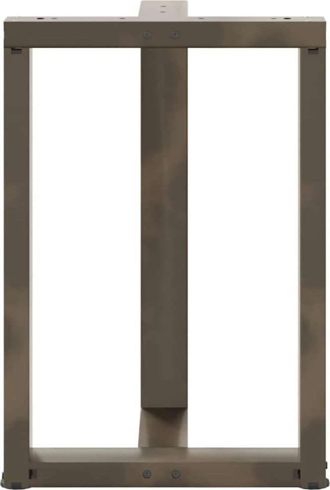 Valgomojo stalo kojelės, T formos, 2 vnt., juodos, 50x35x(72-73) cm, plienas