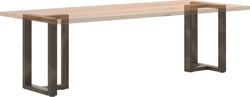 Valgomojo stalo kojelės, T formos, 2 vnt., juodos, 50x35x(72-73) cm, plienas