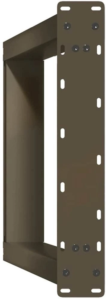Valgomojo stalo kojelės, U formos, 2 vnt., natūralus plienas, 60x(72-73) cm, plienas