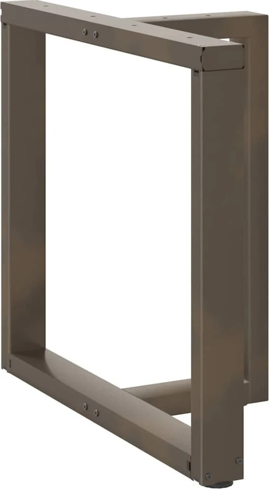 Valgomojo stalo kojelės, 2 vnt., juodos, 70x35x(72-73) cm, plienas