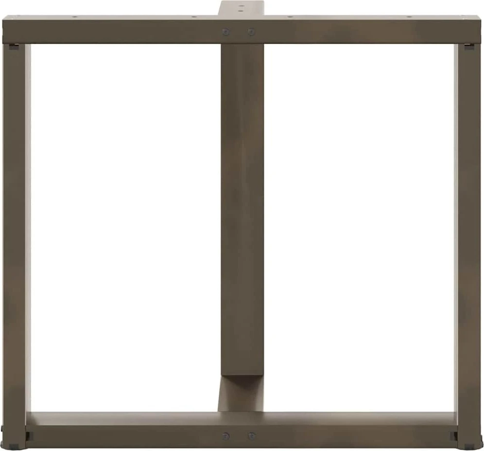 Valgomojo stalo kojelės, 2 vnt., juodos, 70x35x(72-73) cm, plienas