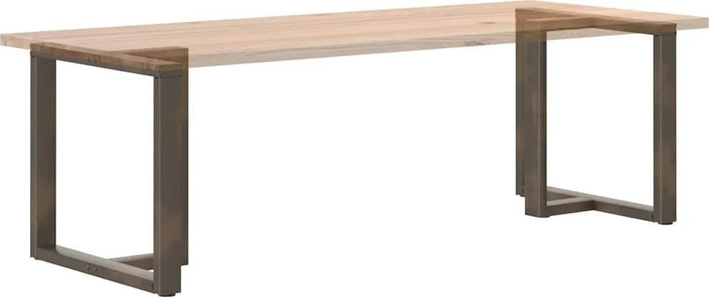 Valgomojo stalo kojelės, 2 vnt., juodos, 70x35x(72-73) cm, plienas