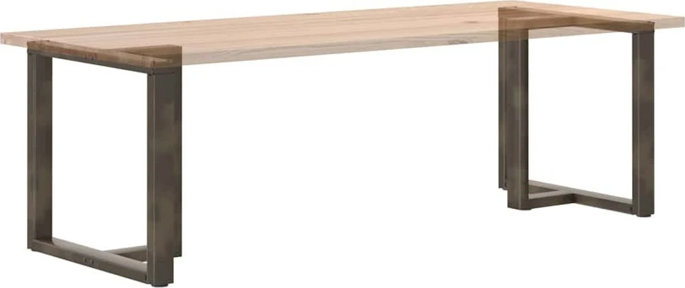 Valgomojo stalo kojelės, 2 vnt., juodos, 80x35x(72-73) cm, plienas