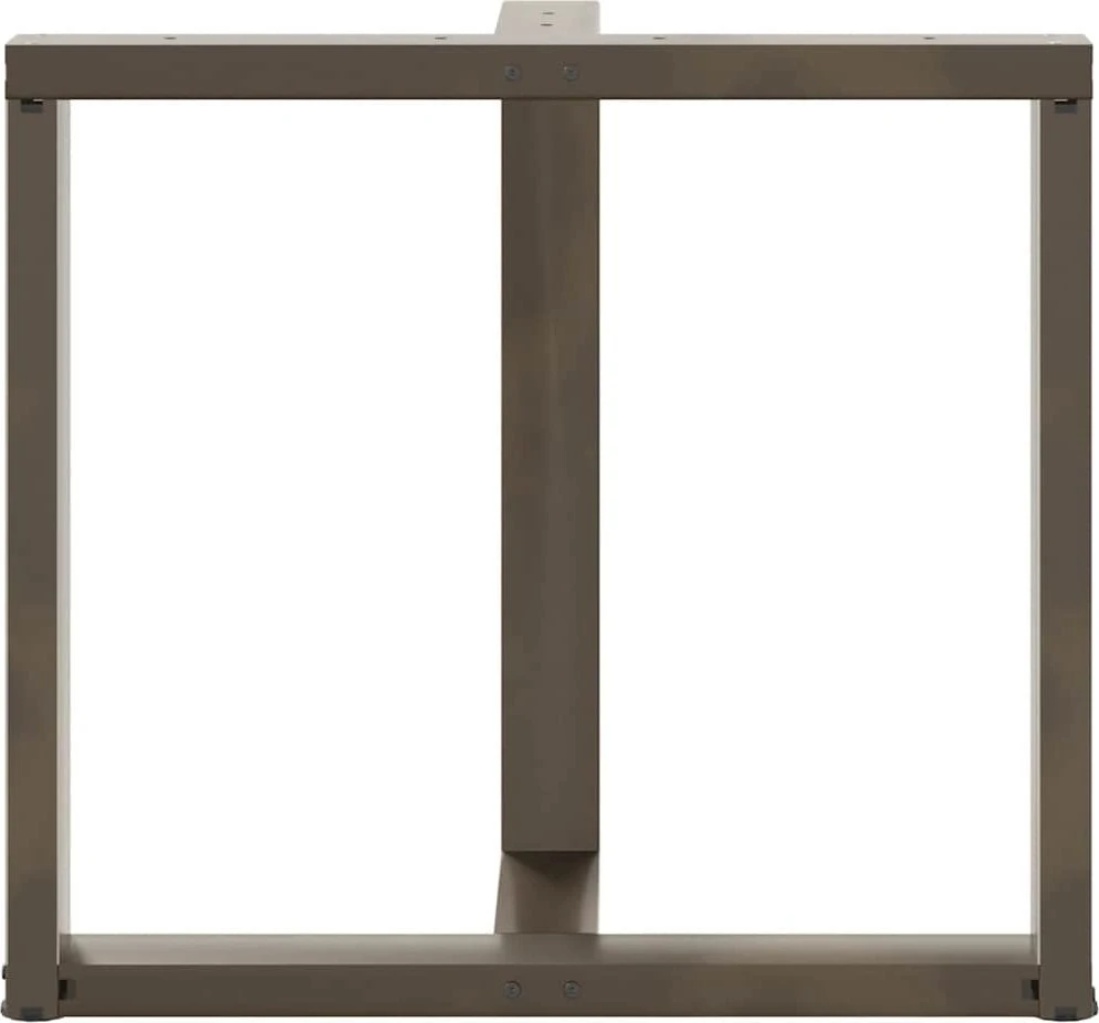 Valgomojo stalo kojelės, 2 vnt., juodos, 80x35x(72-73) cm, plienas