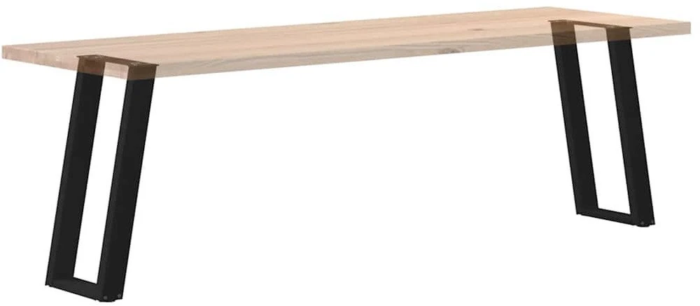 Konsolinio stalo kojelės, U formos, 2 vnt., juodos, 28x(72-73) cm, plienas