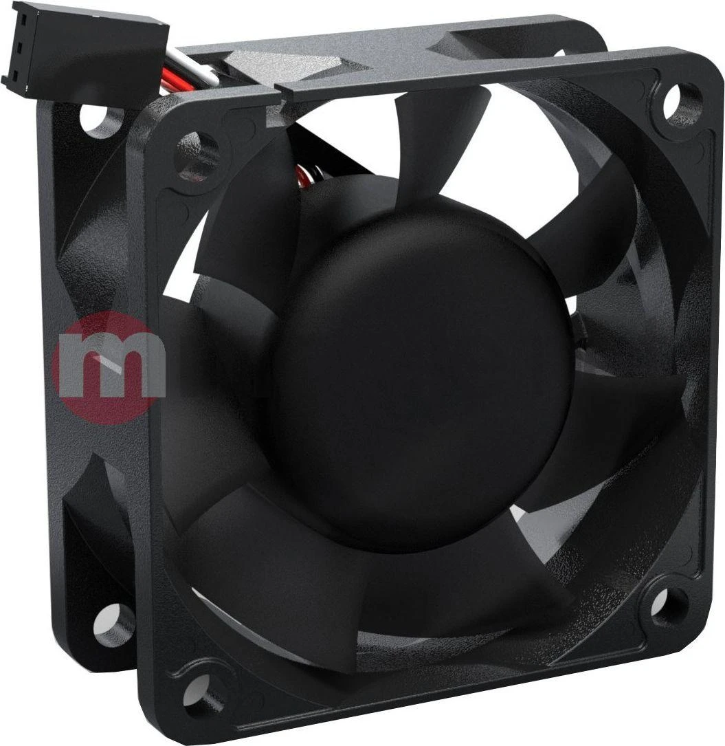 Noiseblocker PR-2 60mm juodas ventiliatorius su jungtimi