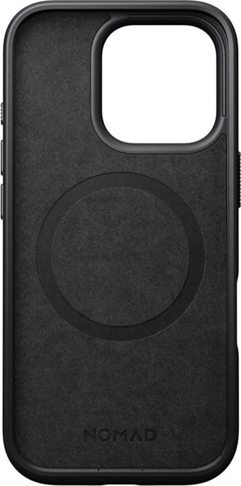 Dėklas Nomad Modern Leather case, juodas - iPhone 16 Pro Max