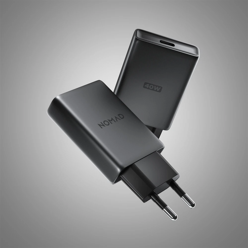 Įkroviklis Nomad AC Adapteris - 40W, Slim, Carbid, EU