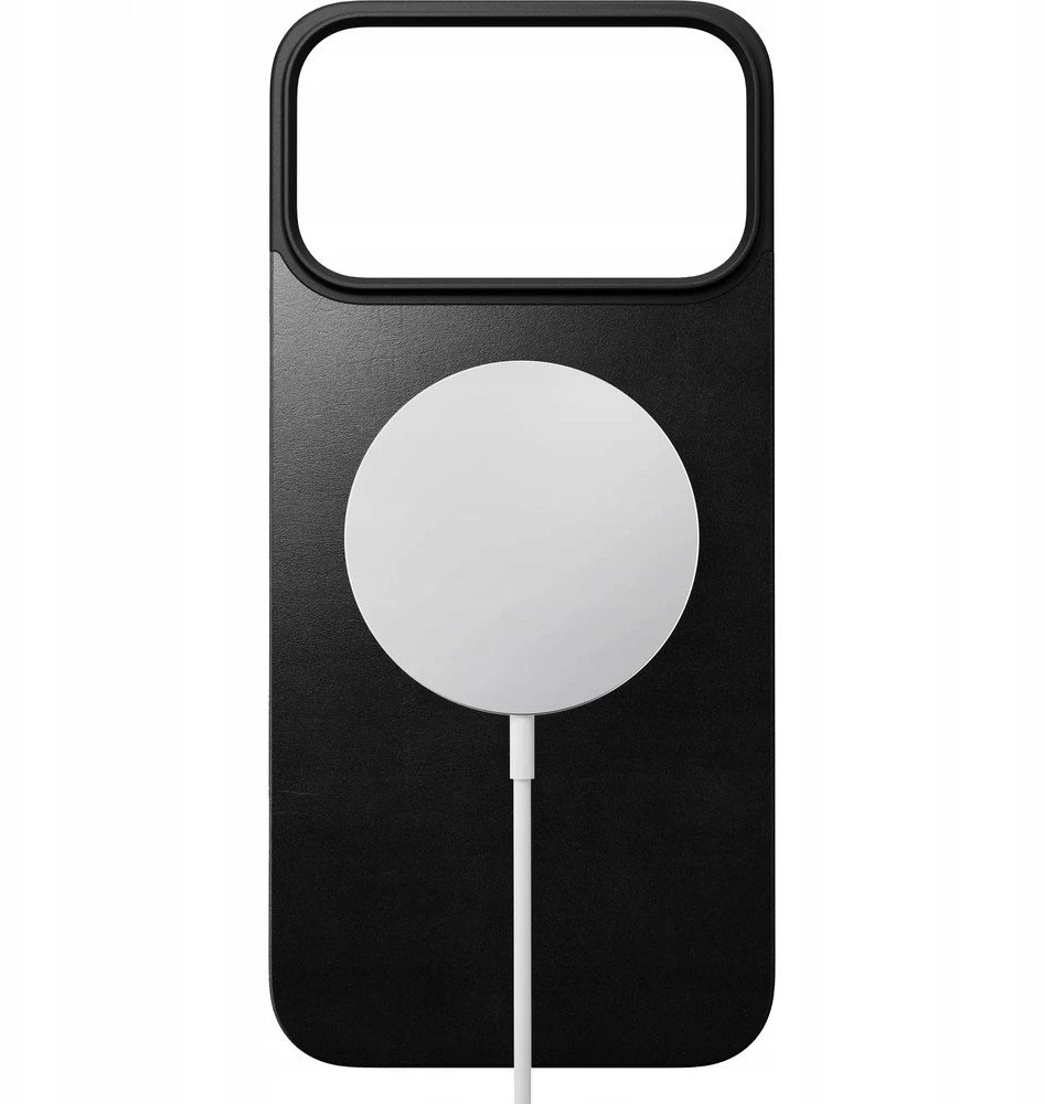 „Nomad“ magnetinis odinis dėklas, juodas („Horween“), „Magsafe“ – „iPhone 17 Pro Max“
