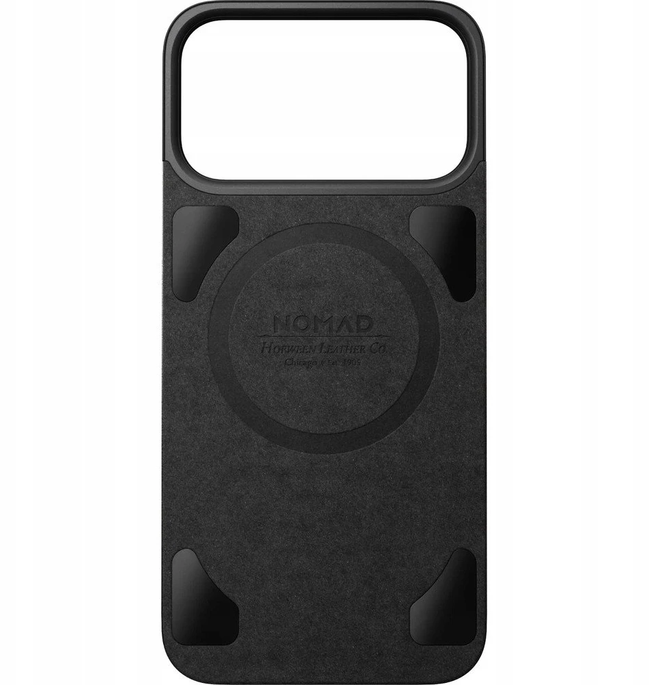 „Nomad“ magnetinis odinis dėklas, juodas („Horween“), „Magsafe“ – „iPhone 17 Pro Max“