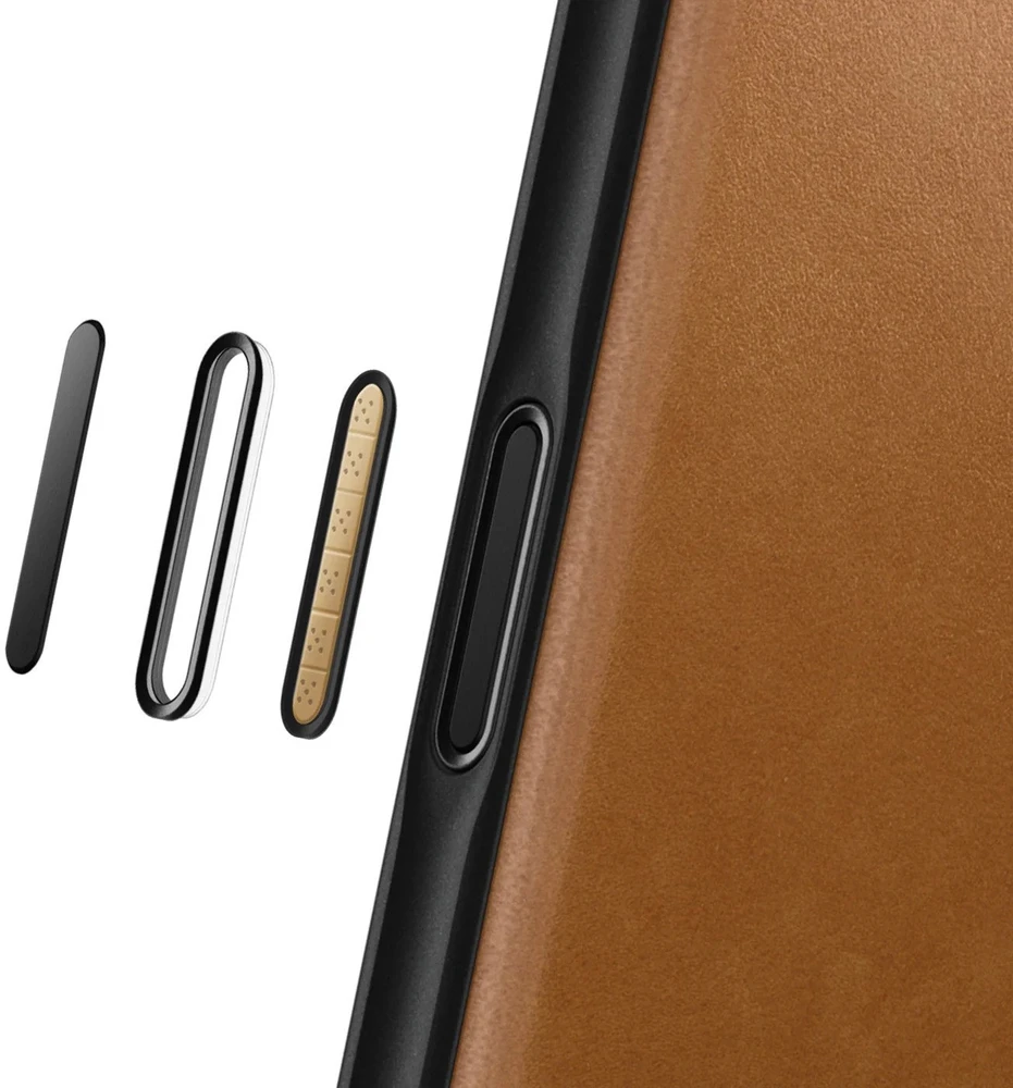 Dėklas Nomad Modern Leather Folio, english tan - iPhone 17 Pro