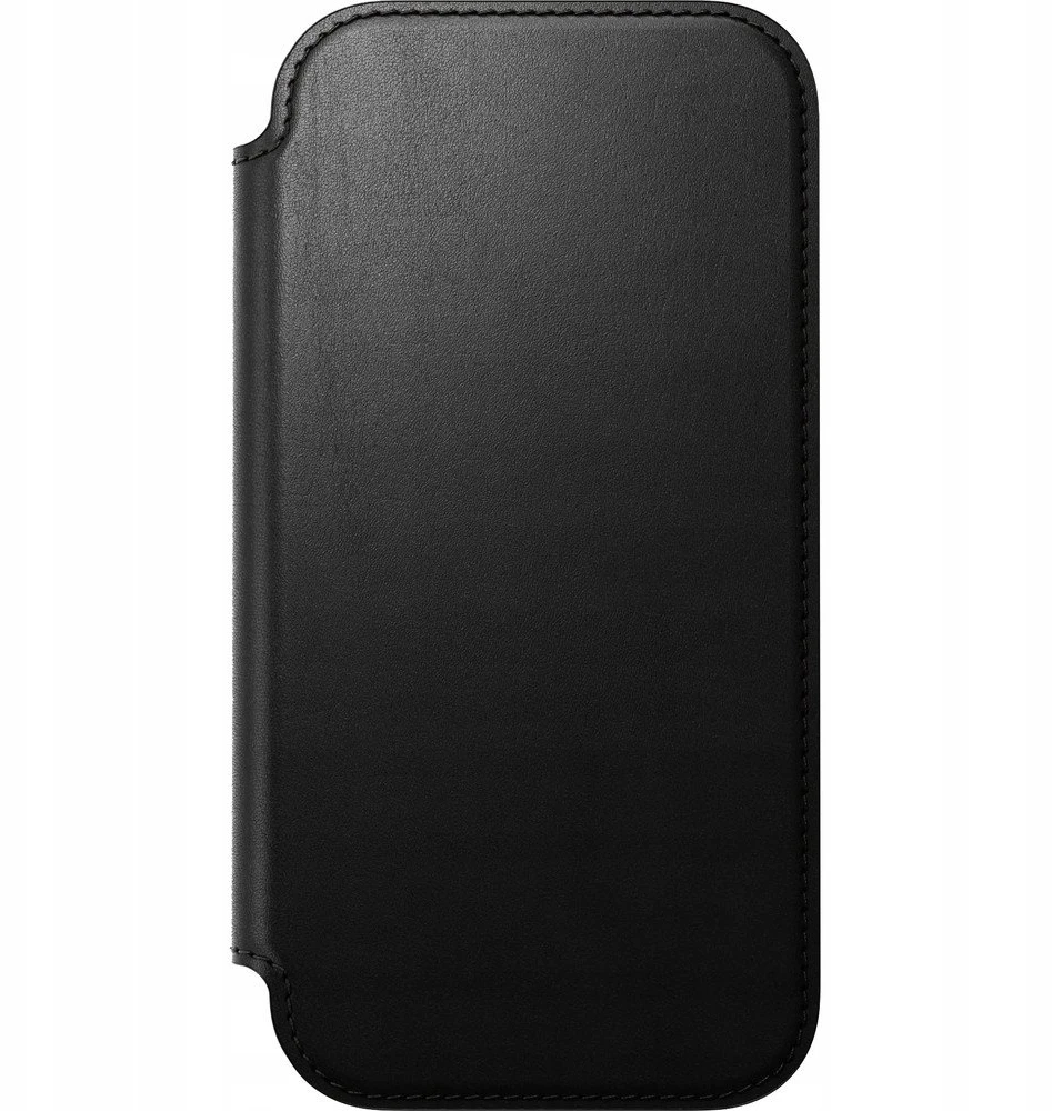 Dėklas Nomad Modern Leather Folio, juodas - iPhone 17