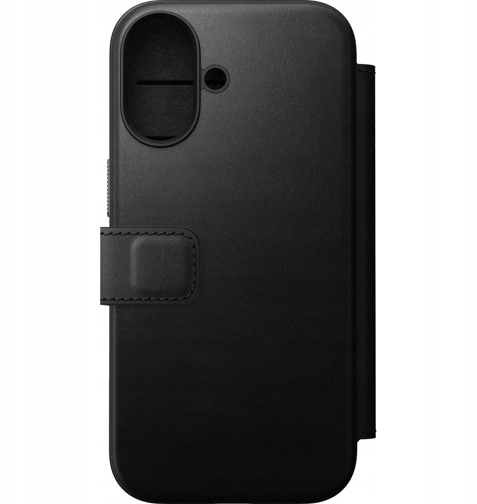Dėklas Nomad Modern Leather Folio, juodas - iPhone 17