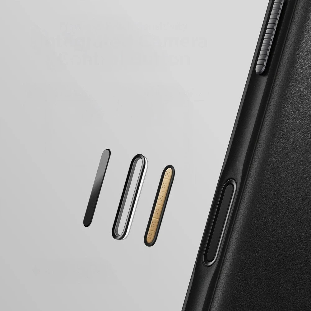 Dėklas Nomad Modern Leather Folio, juodas - iPhone 17