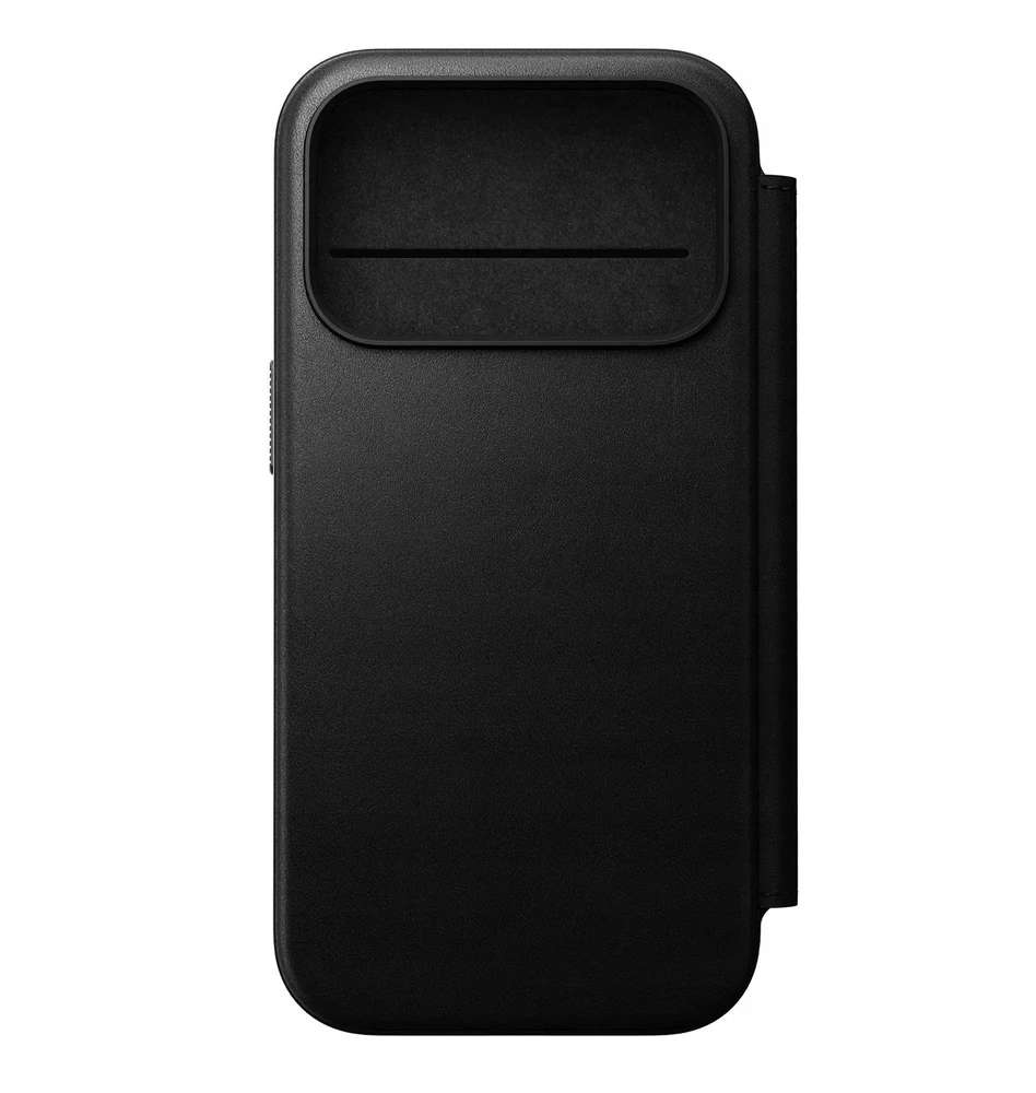 Dėklas Nomad Modern Leather Folio, juodas - iPhone 17 Pro