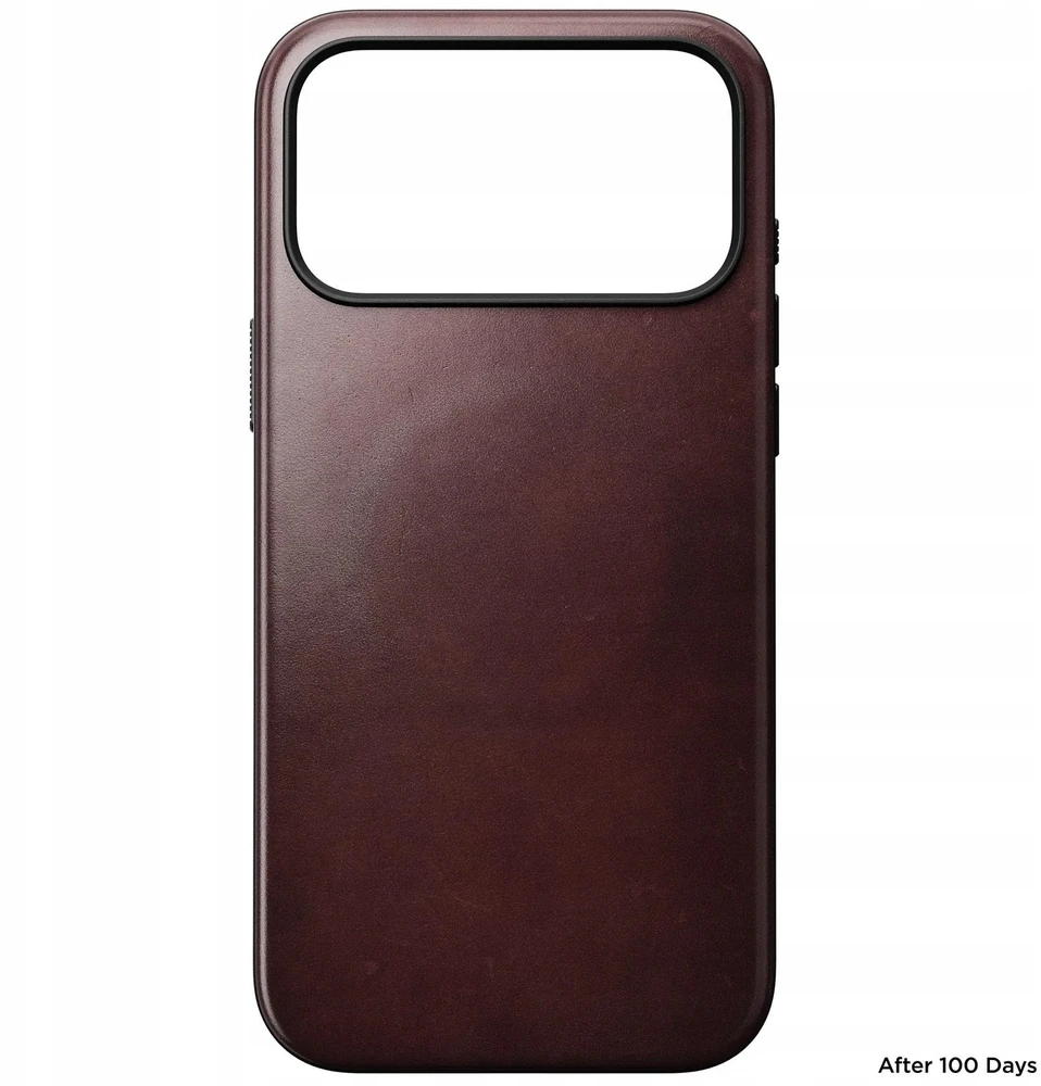 Nomad Modern Odinis dėklas, burgundy (Horween) - iPhone 17 Pro Max