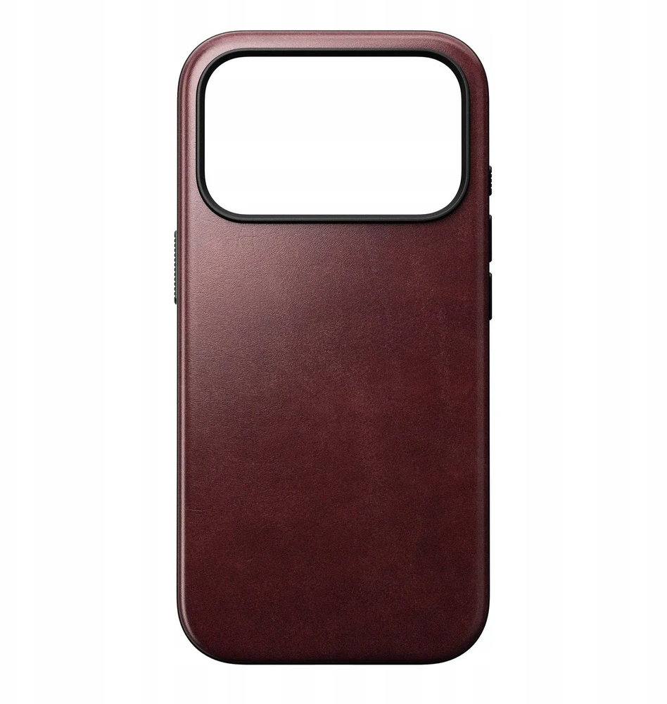 Dėklas Nomad Modern Odinis dėklas, burgundy (Horween) - iPhone 17 Pro
