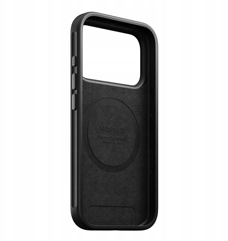 Dėklas Nomad Modern Odinis dėklas, burgundy (Horween) - iPhone 17 Pro