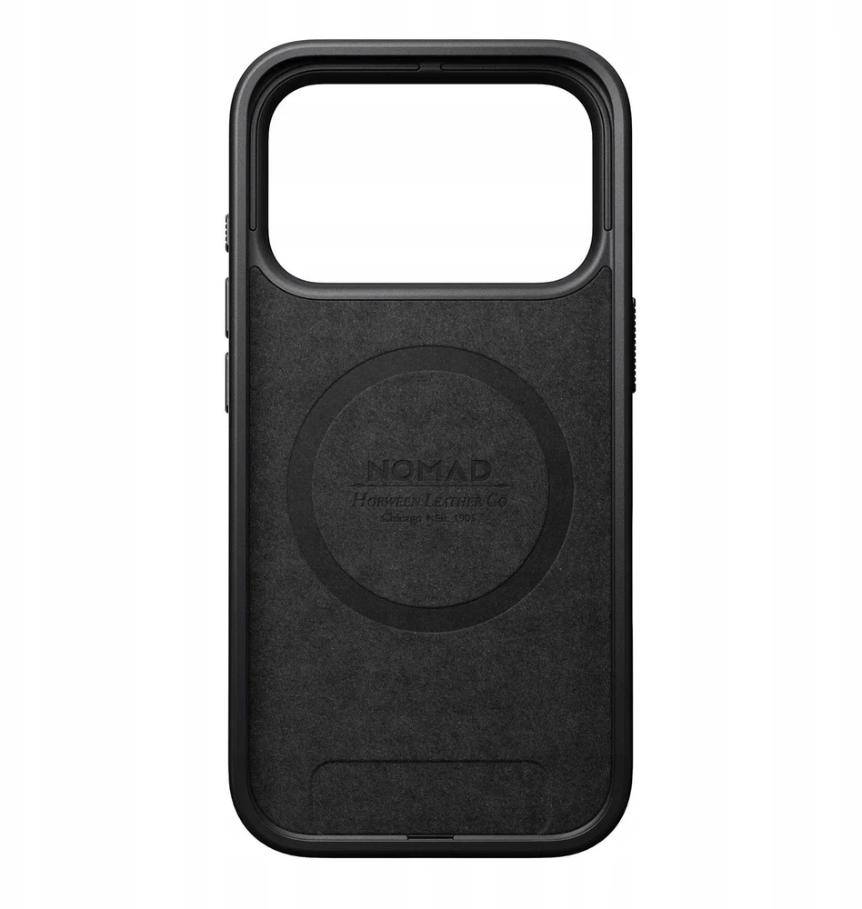 Dėklas Nomad Modern Odinis dėklas, burgundy (Horween) - iPhone 17 Pro