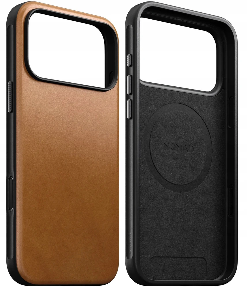 Dėklas Nomad Modern Odinis dėklas, english tan - iPhone 17 Pro