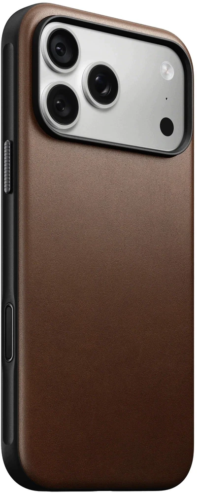 Nomad Modernus odinis dėklas, rudas - iPhone 18 Pro Max/17 Pro Max