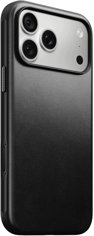 NOMAD odinis dėklas IPHONE 18 Pro/17 Pro, suderinamas su MagSafe (Modern Odinis dėklas Horween Leather) juodas