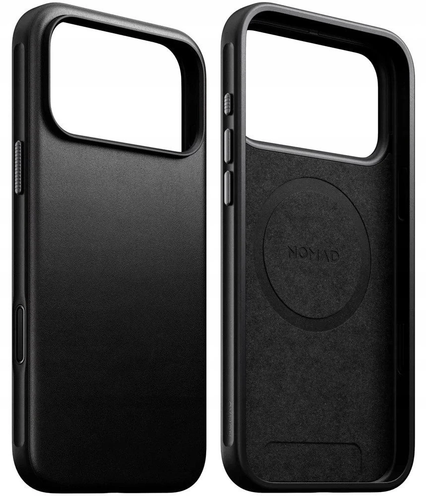 Dėklas Nomad Modern Odinis dėklas, juodas - iPhone 17 Pro
