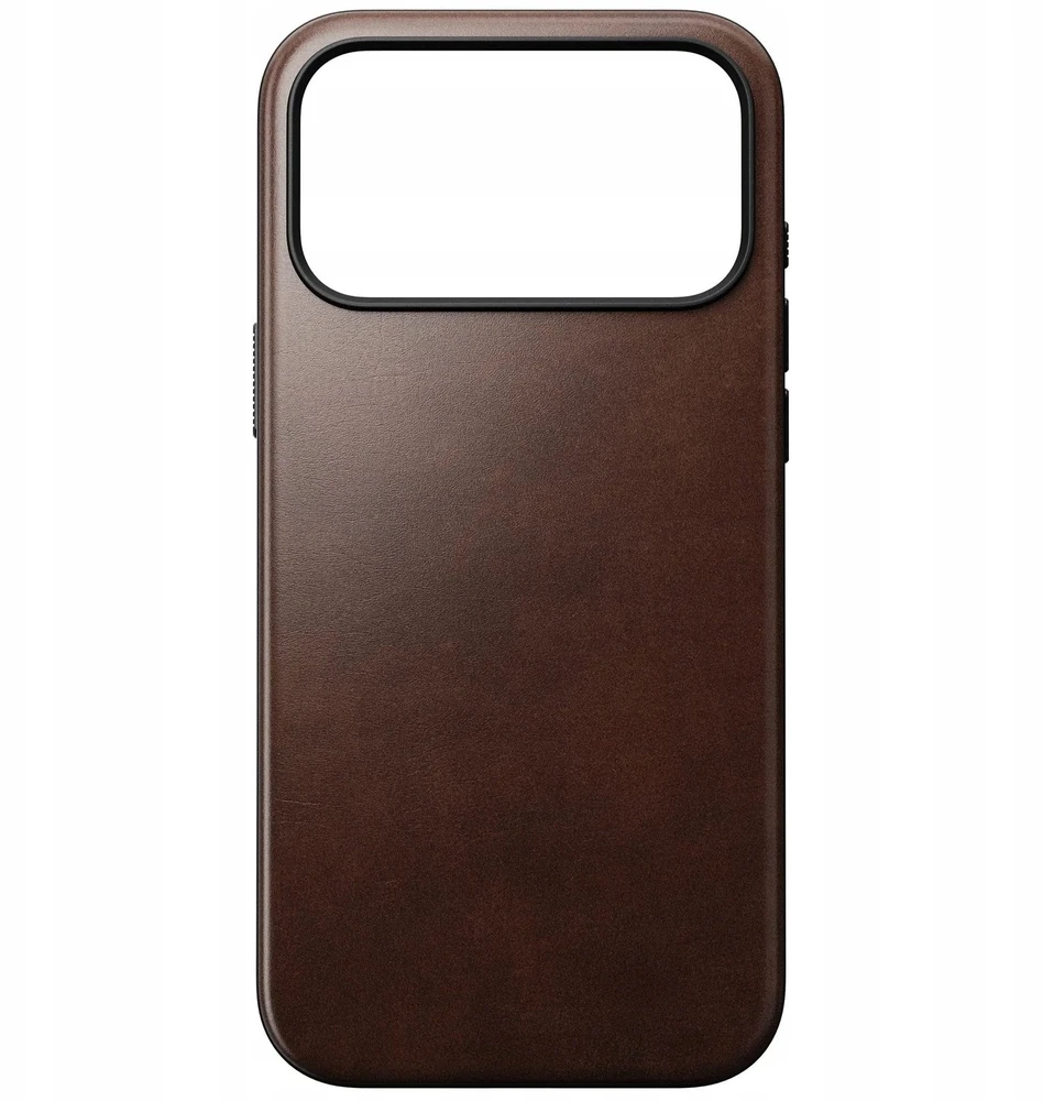 Nomad Modern Odinis dėklas, rustic ruda (Horween) - iPhone 17 Pro Max