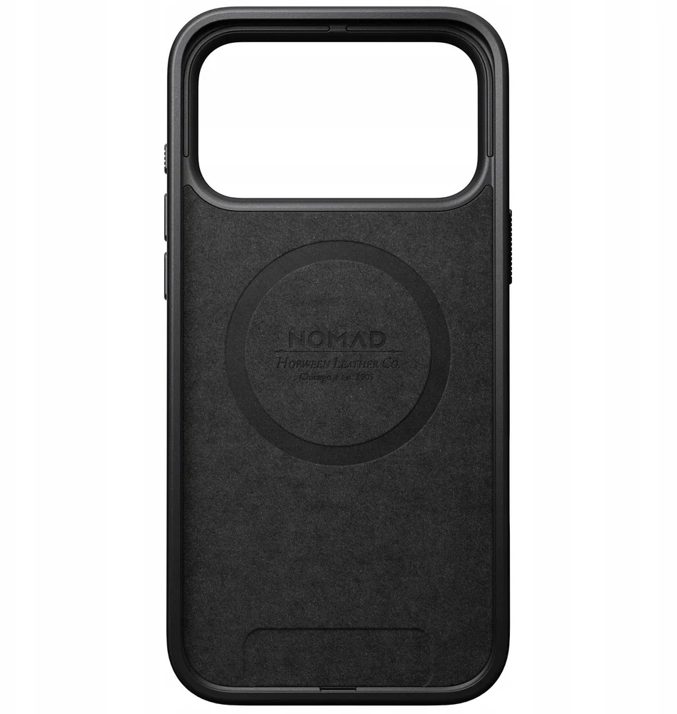 Nomad Modern Odinis dėklas, rustic ruda (Horween) - iPhone 17 Pro Max