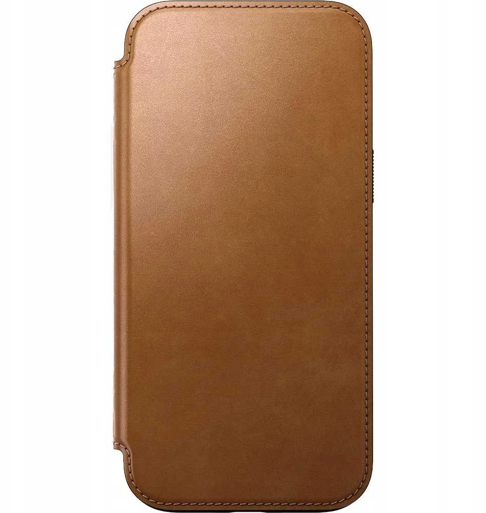 Nomad Modernus odinis dėklas, angliškas, gelsvai rudas-C spalvos – iPhone 16 Pro