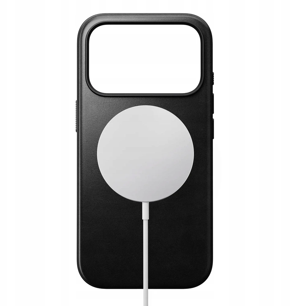 Nomad Modernus odinis dėklas – odinis dėklas, skirtas „iPhone 17 Pro“, juodas